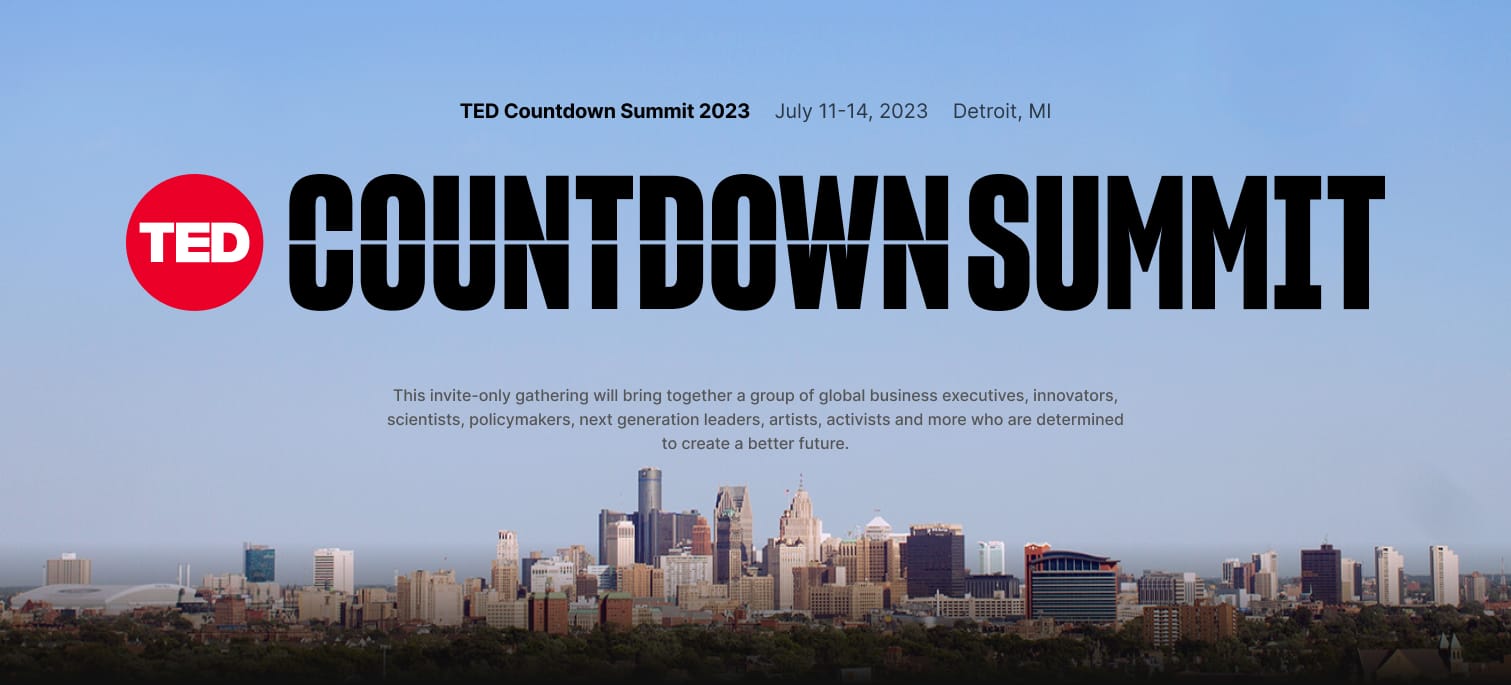 TED Countdown Summit 2023 ESG News