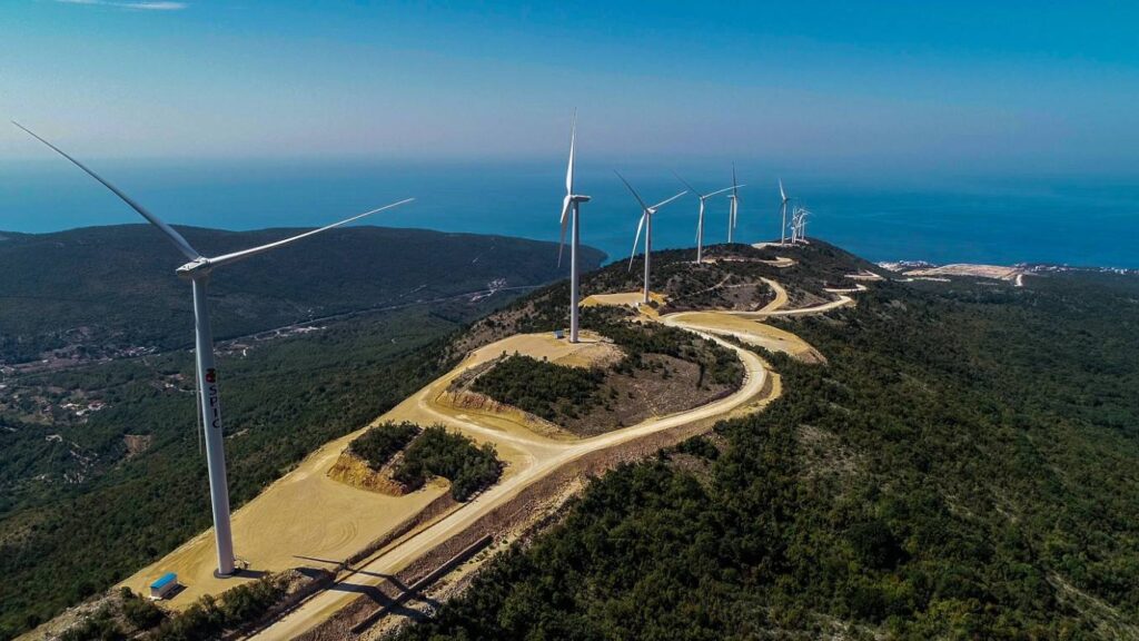 Montenegro wind farm