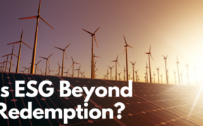 Is ESG beyond redemption