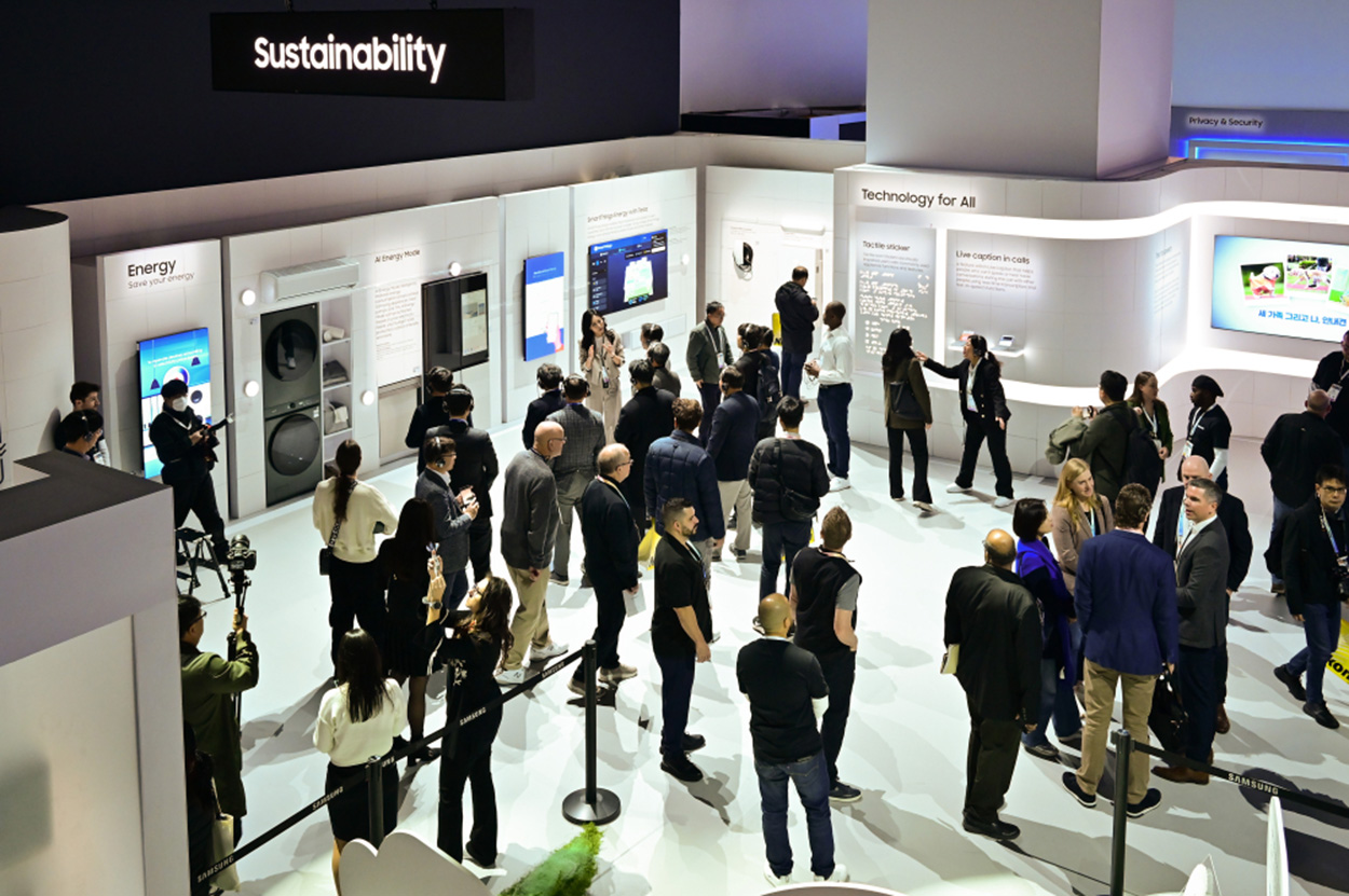 Samsung's EcoInnovations Shine at CES 2024's Sustainability Zone ESG