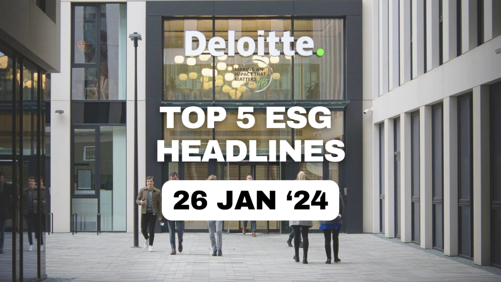 Top 5 ESG Headlines