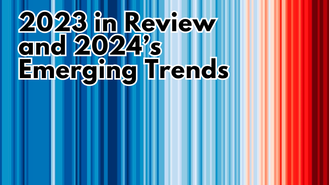 Tim Mohin: 2023 in Review and 2024’s Emerging Trends - ESG News