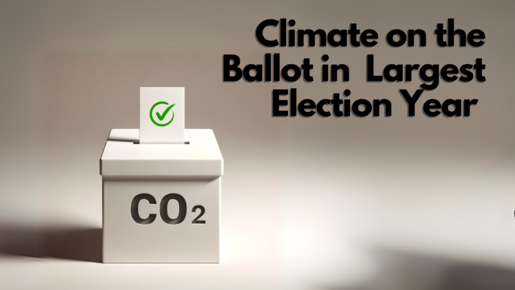 Tim Mohin- Climate on the Ballot in Largest Election Year