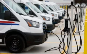 USPS Unveils First Postal Electric Vehicle Charging Stations and Electric Delivery Vehicles