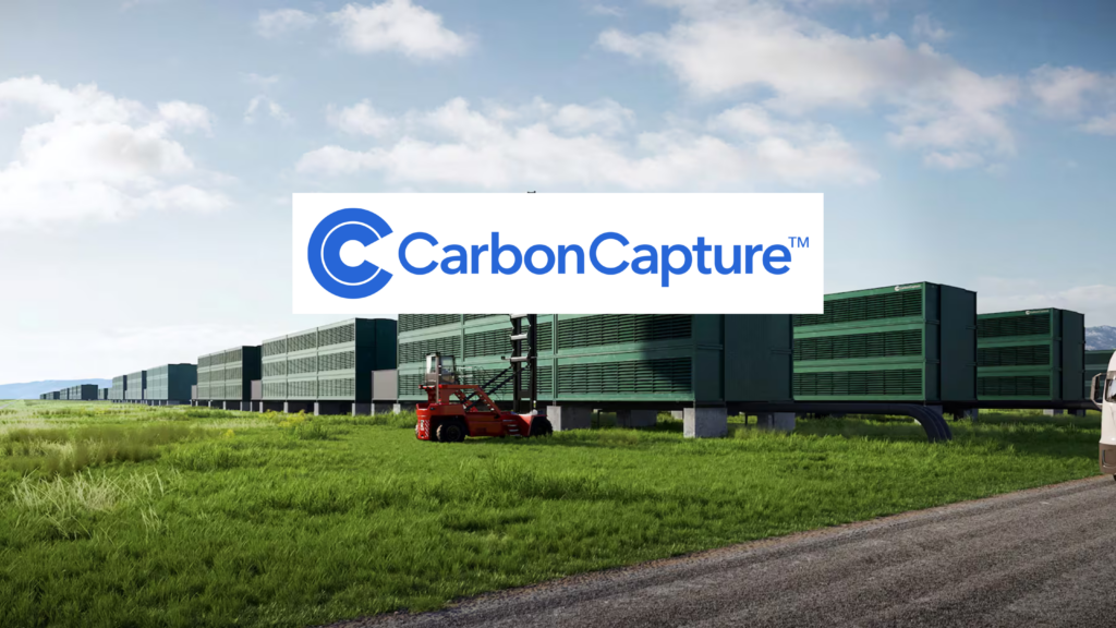 Direct air capture company CarbonCapture Inc. raises $80 mln from Saudi Aramco, Amazon & Siemens