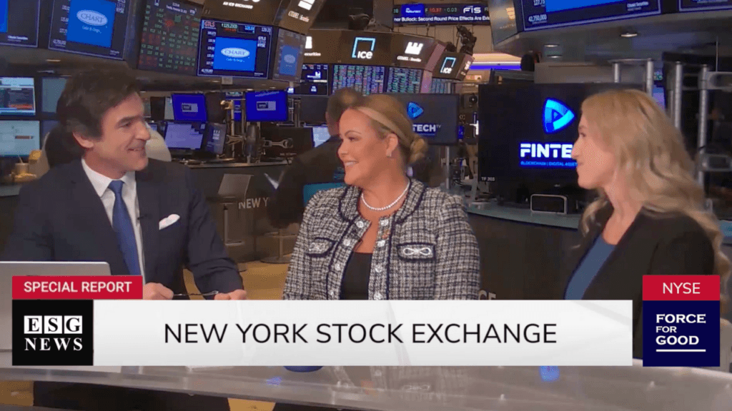 Ashley Black & Brandy Hip Interviewed by Matt Bird Live from NYSE – ESG News