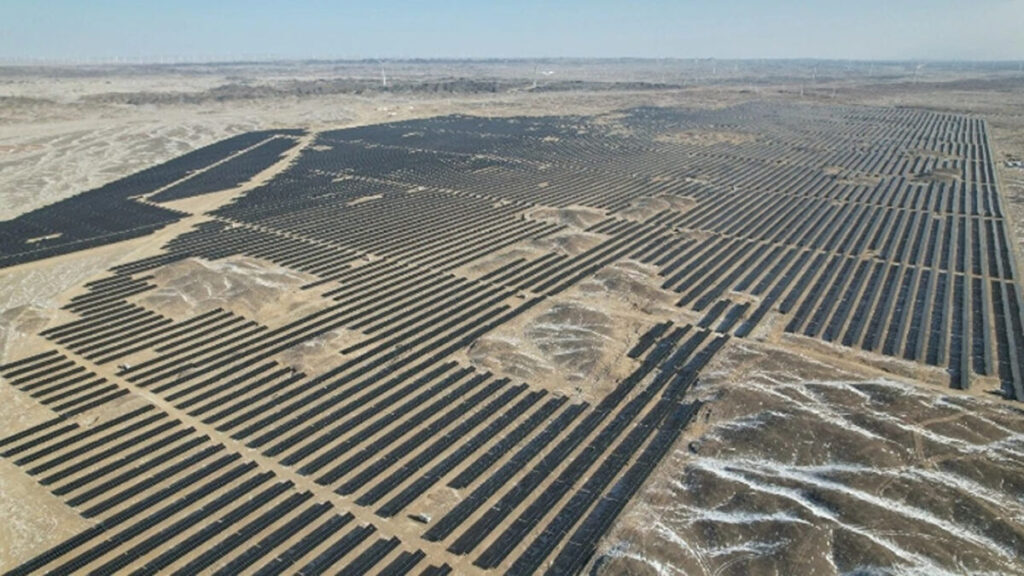 China launches the world’s largest solar farm in Xinjiang