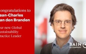 Bain & Company Appoints Jean-Charles van den Branden as Global Sustainability Practice Leader