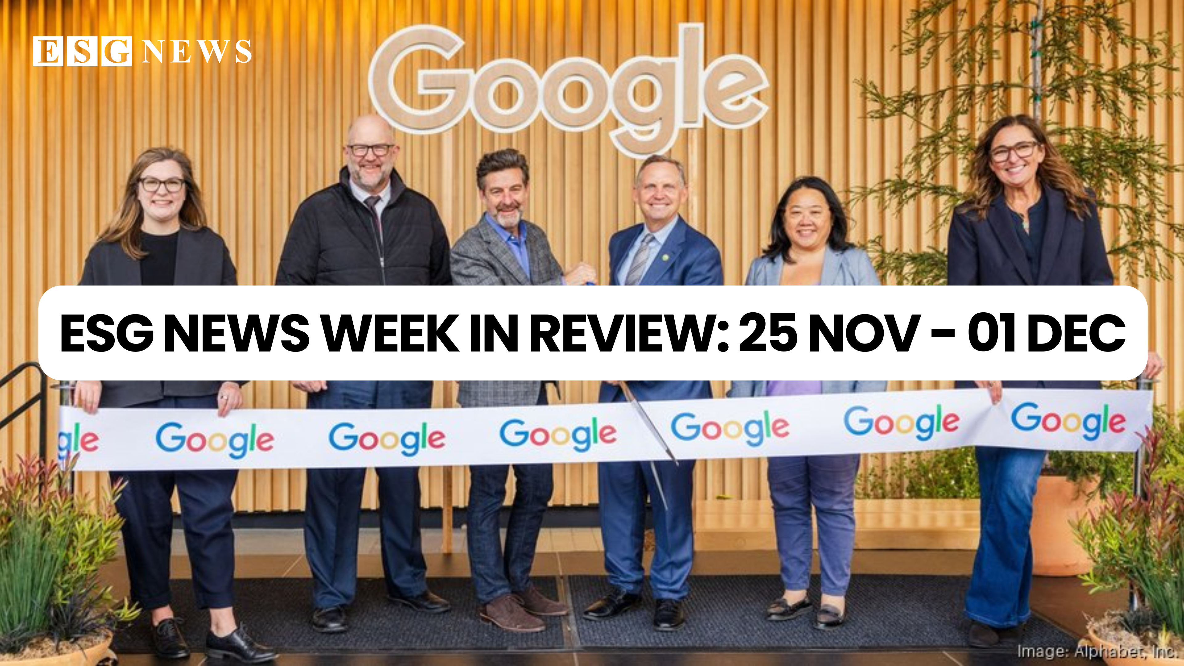 ESG NEWS WEEK IN REVIEW: 25 NOV - 01 DEC