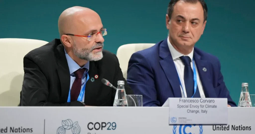 Special Envoy for Climate Change of the Italian Government Francesco Corvaro