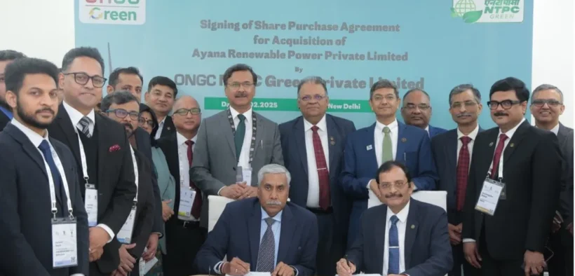 ONGC NTPC Green Acquires Ayana Renewable Power in $2.3 Billion Deal to Expand Clean Energy Portfolio