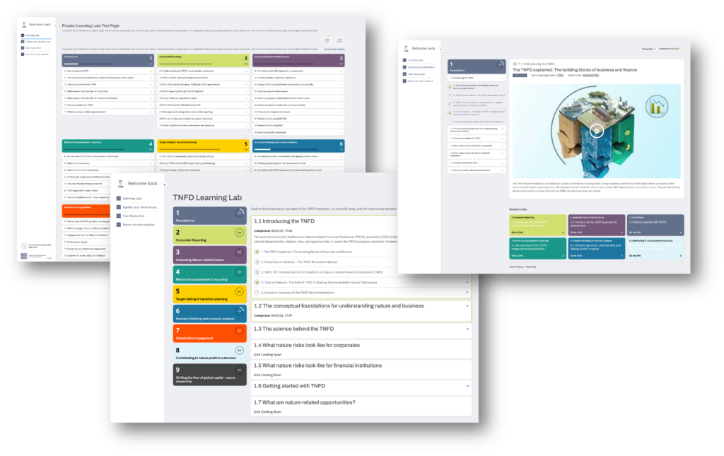 TNFD Launches Learning Lab and Trainer Portal to Boost Nature-Related Financial Skills