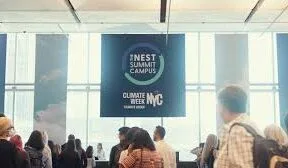 Logo du Nest Climate Campus 2025 avec ESG News