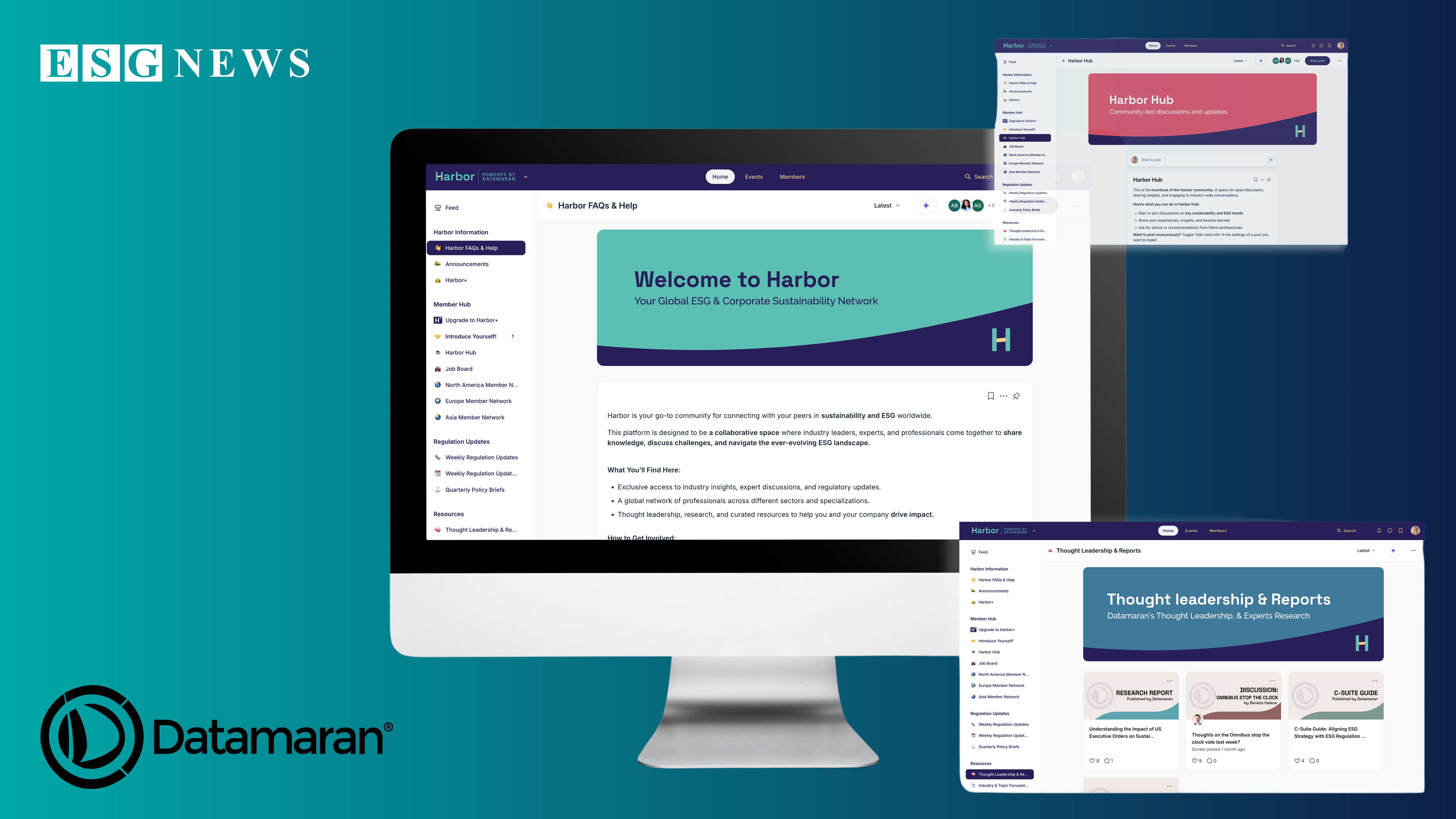Datamaran Launches Harbor, a New Global Platform to Connect Corporate Sustainability Professionals
