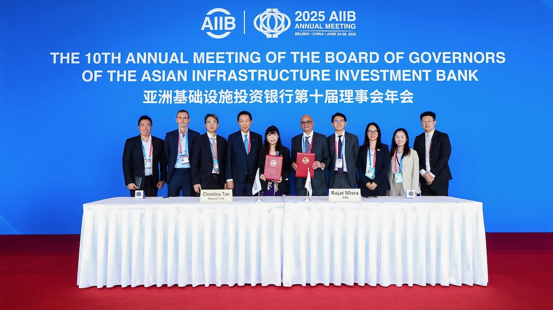 AIIB and Keppel to Mobilize $1.5B for Sustainable Infrastructure Across Asia-Pacific