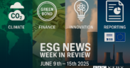 ESG News Week in Review; 9th-15th