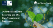 Oxford and AICPA & CIMA Launch Advanced Executive Program on ESG Reporting and Data Governance