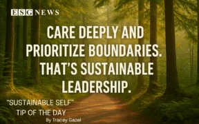 лес, символизирующий устойчивое лидерство и спокойствие для ESG