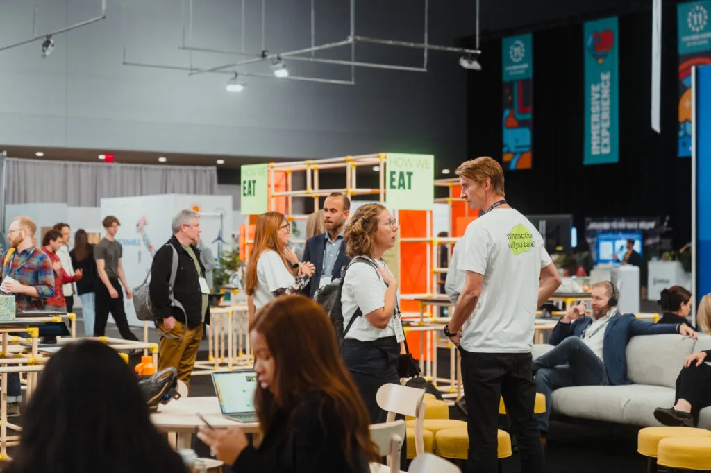 Photo of exhibit at Climate Week NYC 2025