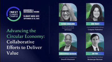 Circular Economy - Nest Climate Campus, Climate Week 2025