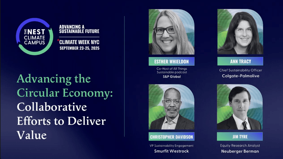 Circular Economy - Nest Climate Campus, Climate Week 2025