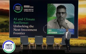 Jeff Gitterman Speaks About AI and Climate Resilience Investment at Nest Climate Campus, Climate Week 2025
