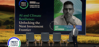 Jeff Gitterman Speaks About AI and Climate Resilience Investment at Nest Climate Campus, Climate Week 2025