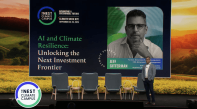 Jeff Gitterman Speaks About AI and Climate Resilience Investment at Nest Climate Campus, Climate Week 2025