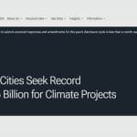 Cities Face $105 Billion Funding for Climate Resilience: CDP Finds