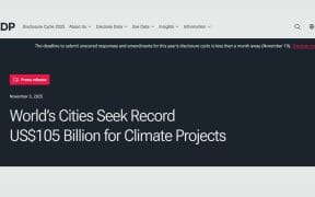 Cities Face $105 Billion Funding for Climate Resilience: CDP Finds