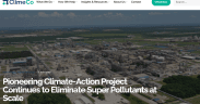 ClimeCo-Led Partnership Achieves 10 Million-Ton Elimination of Super Pollutants