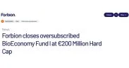 Forbion Closes $215M BioEconomy Fund to Advance Sustainable Biotech Innovation