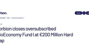 Forbion Closes $215M BioEconomy Fund to Advance Sustainable Biotech Innovation