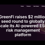 GreenFi Secures $2M to Scale AI-Driven ESG Risk Platform Across Global Financial Markets
