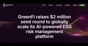 GreenFi Secures $2M to Scale AI-Driven ESG Risk Platform Across Global Financial Markets