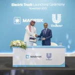 Maersk, Unilever Deploy Saudi Arabia’s First Electric Van to Cut Logistics Emissions
