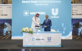 Maersk, Unilever Deploy Saudi Arabia’s First Electric Van to Cut Logistics Emissions