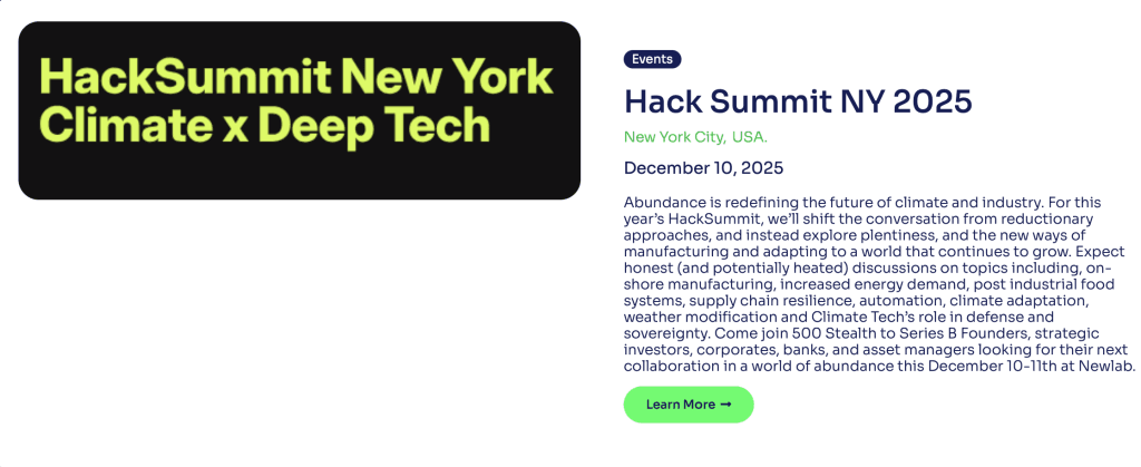 Image of an event card, black and white with details about the event