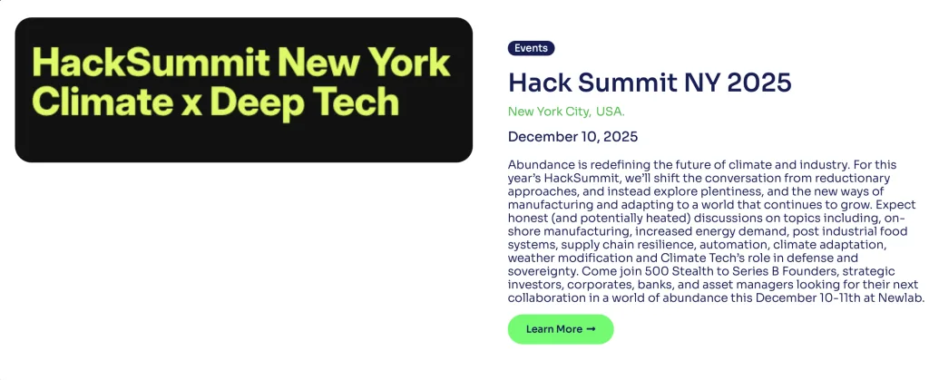 Image of an event card, black and white with details about the event