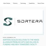 Sortera Raises $45 Million to Scale AI Driven Aluminum Upcycling