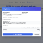 image of BriskFlow application layer for XBRL tagging