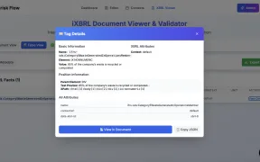 image of BriskFlow application layer for XBRL tagging