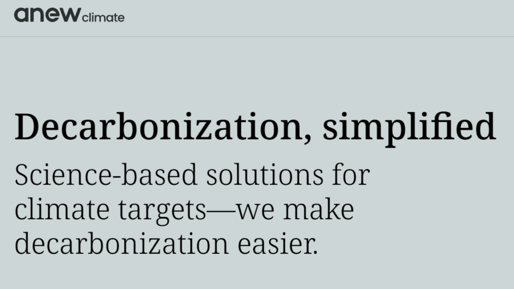 Anew Climate Acquires P6 Carbon Intensity Technology