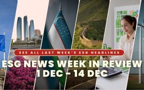 ESG News WEEK IN REVIeW 1 DEC - 14 DEC