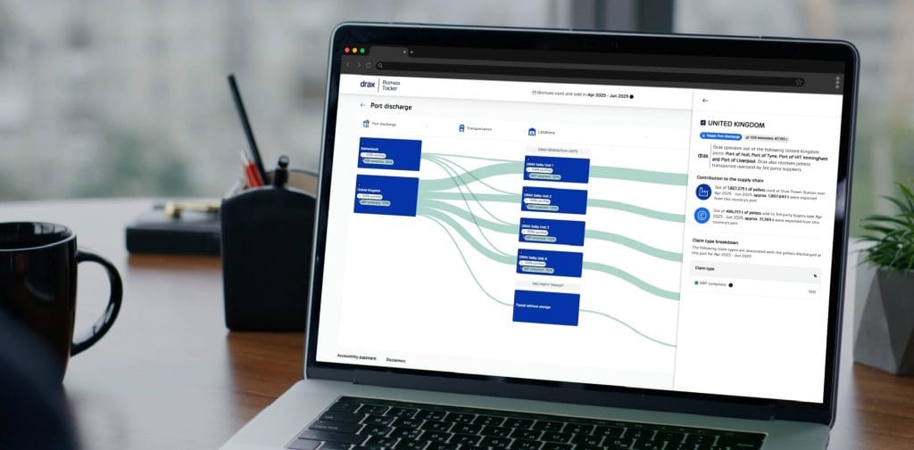 Drax Launches Digital Biomass Tracker to Increase Supply Chain Transparency, Sustainability Reporting