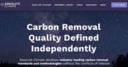 Absolute Climate Launches Certification Framework to Monetize Verified Low-Carbon Product Benefits