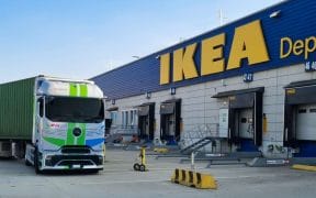 IKEA Launches Fully Electric Heavy Truck Logistics Project In Italy To Cut Freight Emissions