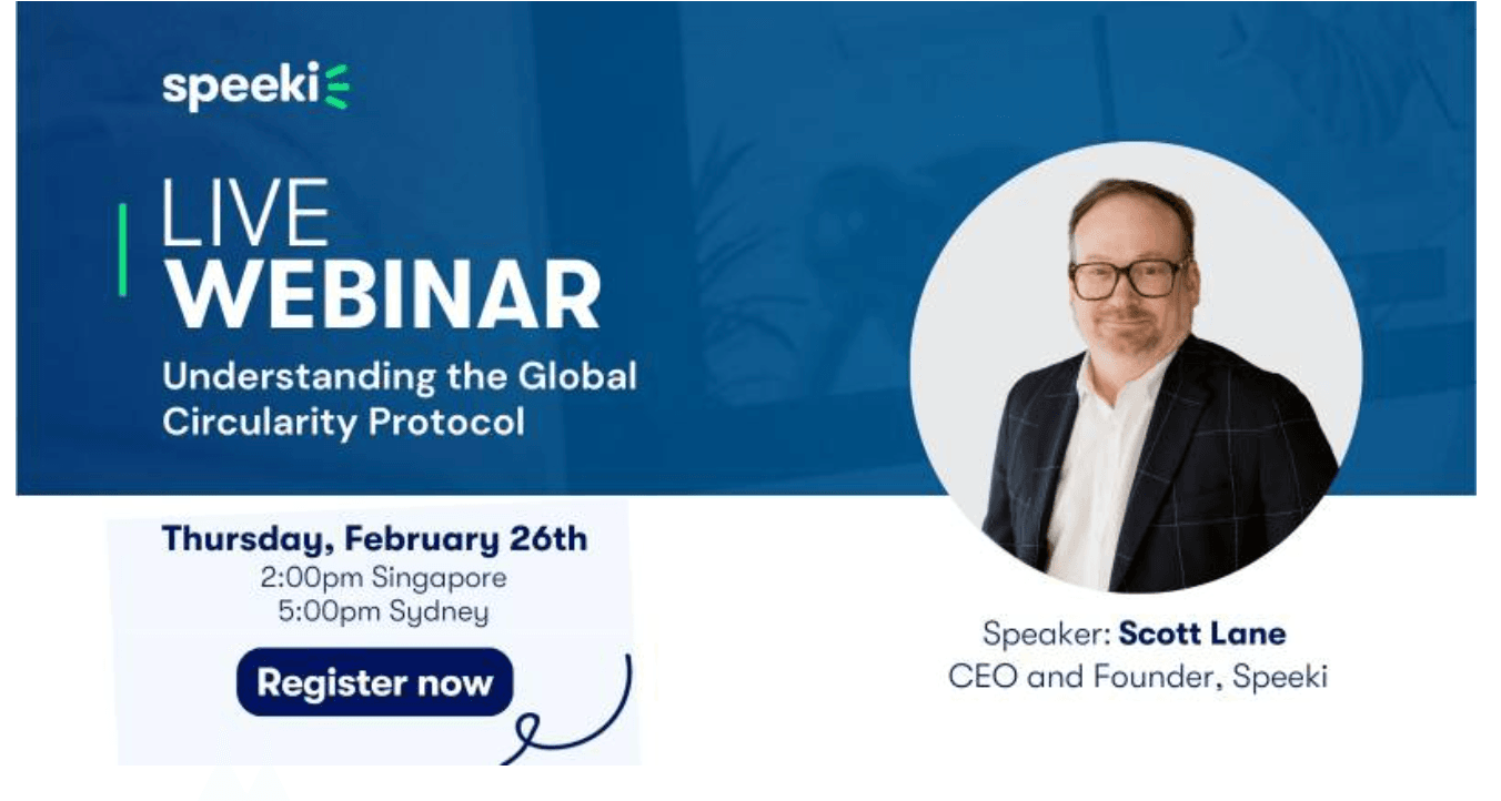 Understanding the Global Circularity Protocol with Speeki CEO Scott Lane