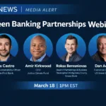 Green Banking Partnerships Webinar hosted by Climate First Bank featuring Chris Castro, Amir Kirkwood, Rokas Beresniovas, and Dan Adler on March 18 at 1 PM EST