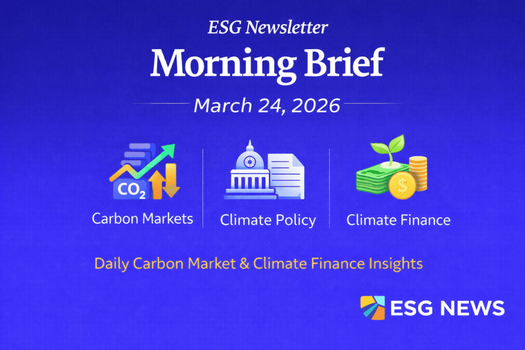 ESG Newsletter: 24 March 2026 - 7 ESG Insights & 1 Global Event